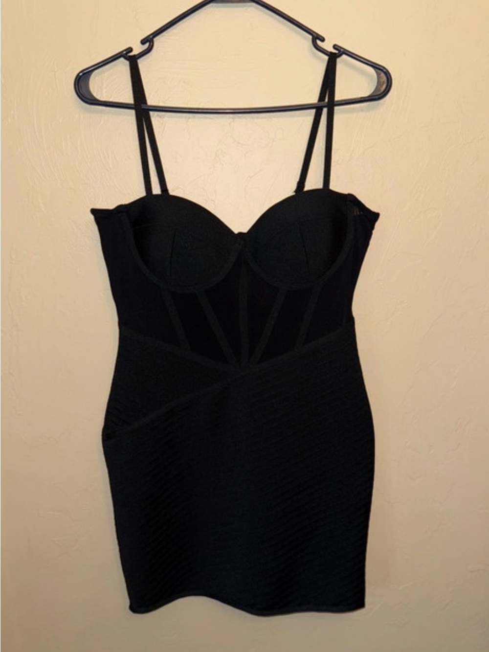 Windsor Black Bustier Bodycon Mini Dress